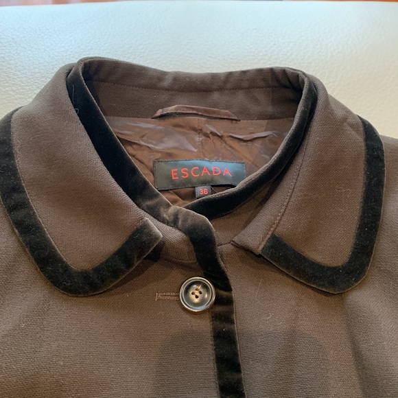 ESCADA brown blazer size 4 - Picture 4 of 13
